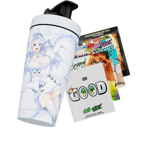 Waifu Cups x AmaLee: Snow Bunny Metal Shaker