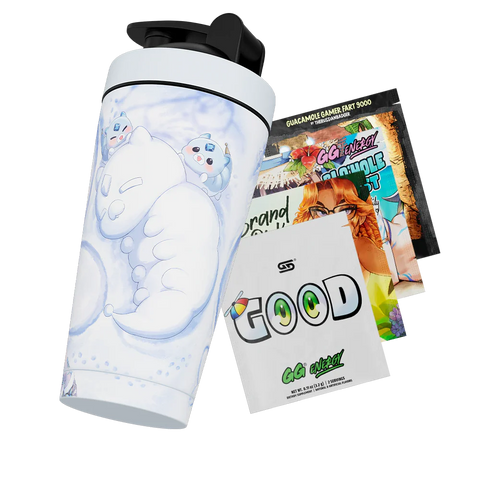 Waifu Cups x AmaLee: Snow Bunny Metal Shaker