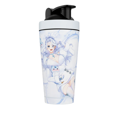 Waifu Cups x AmaLee: Snow Bunny Metal Shaker