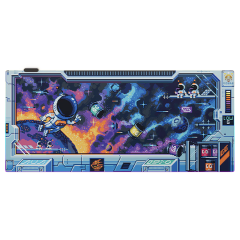 PIXEL CUPS : Astro Lounge RGB Mousepad