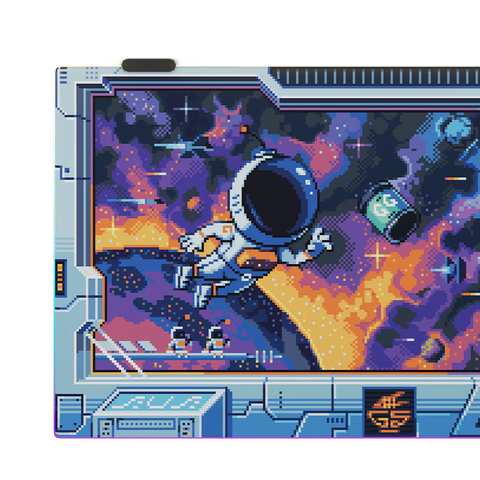 PIXEL CUPS : Astro Lounge RGB Mousepad