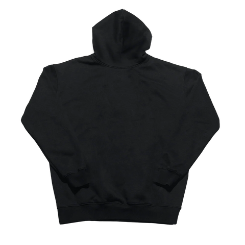Black Embossed Hoodie