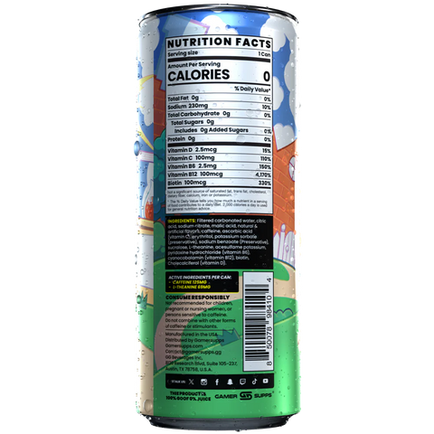 GG® Sugar Free Premium Energy - Single Can Blind Box