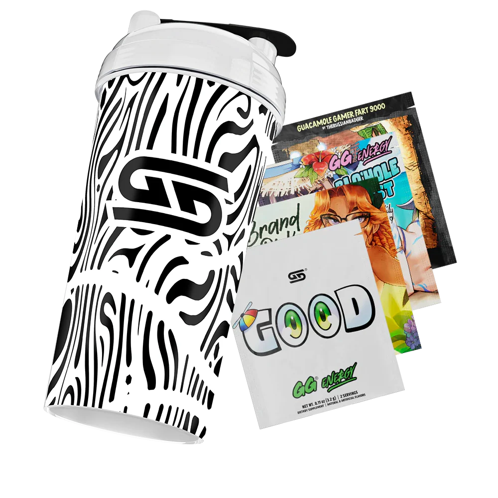 24oz All Over Print Shaker - Zebruh