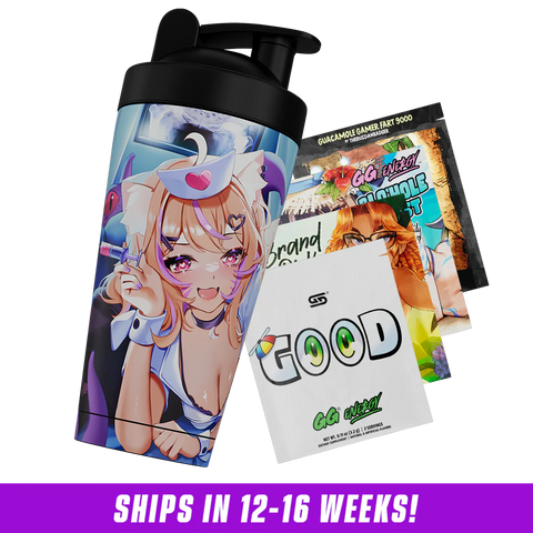 Creator Cups x SquChan: Valentine's Metal Shaker