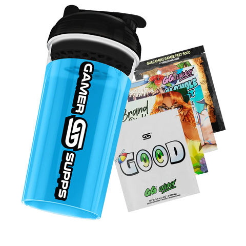 24oz Gamer Supps Shaker Clear - 6