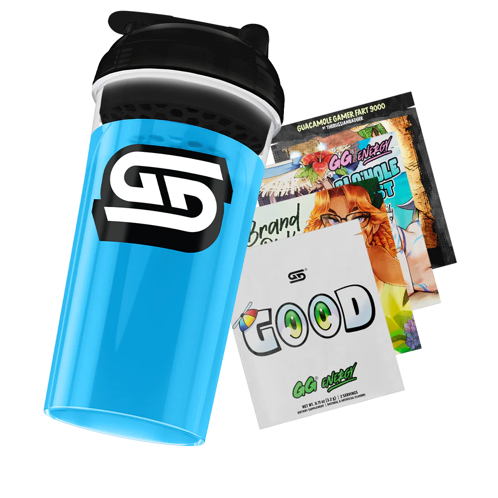 24oz Gamer Supps Shaker Clear - 6