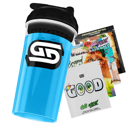 24oz Gamer Supps Shaker Clear - 6