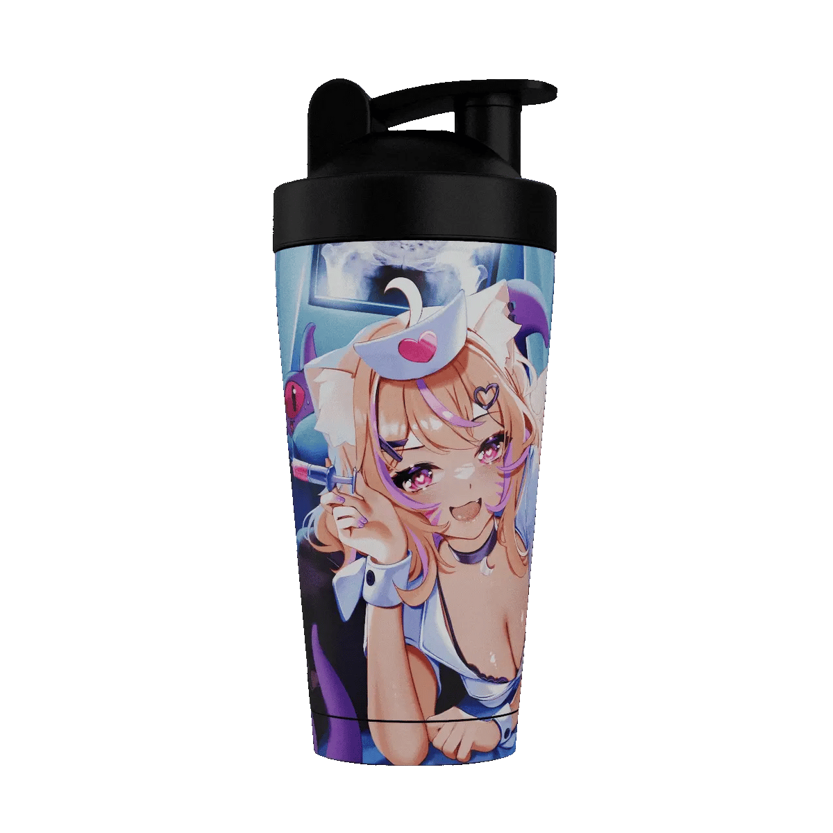 Creator Cups x SquChan: Valentine's Metal Shaker