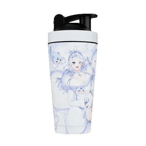 Waifu Cups x AmaLee: Snow Bunny Metal Shaker